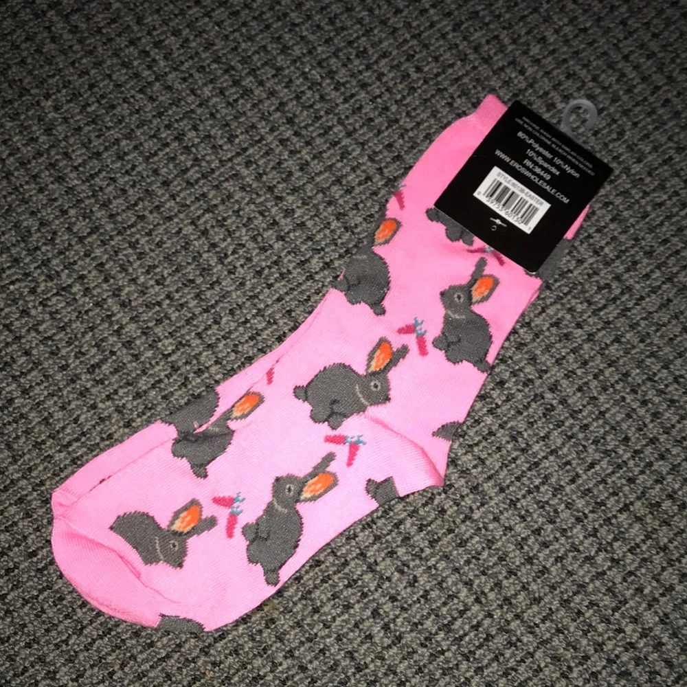 Pink Bunny Print Ladies‎ Socks - EROS
